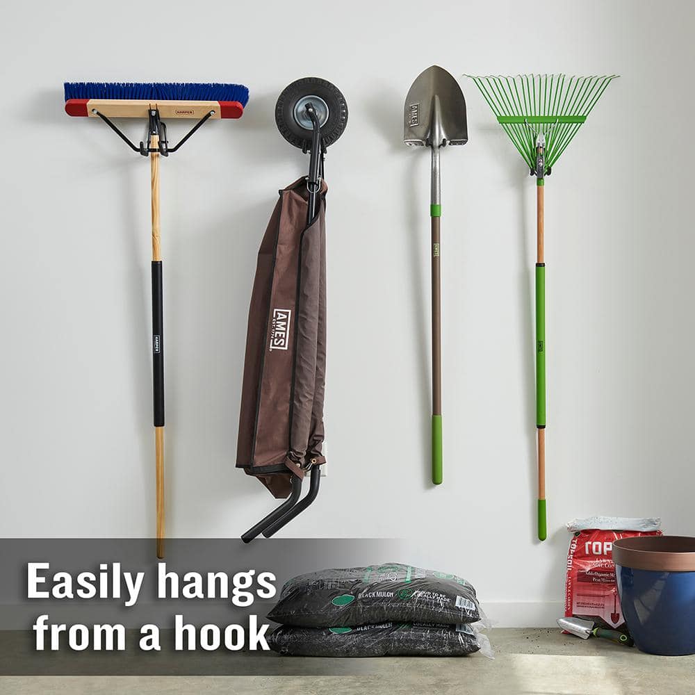 5 cu. ft. Foldable Garden Cart Wheelbarrow - Hercitys