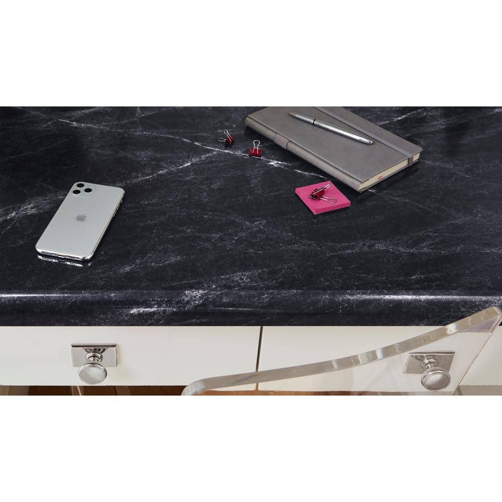 4 ft. x 8 ft. Laminate Sheet in 180fx Jet Sequoia with Etchings Finish - Hercitys