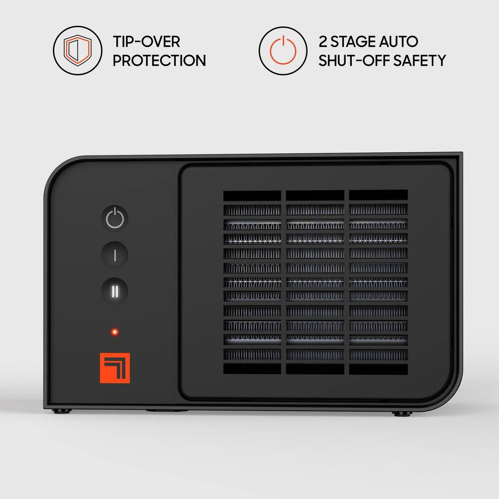 1100-Watt 5.4 in. Electric Ceramic 1 Ceramic Space Heater - Hercitys