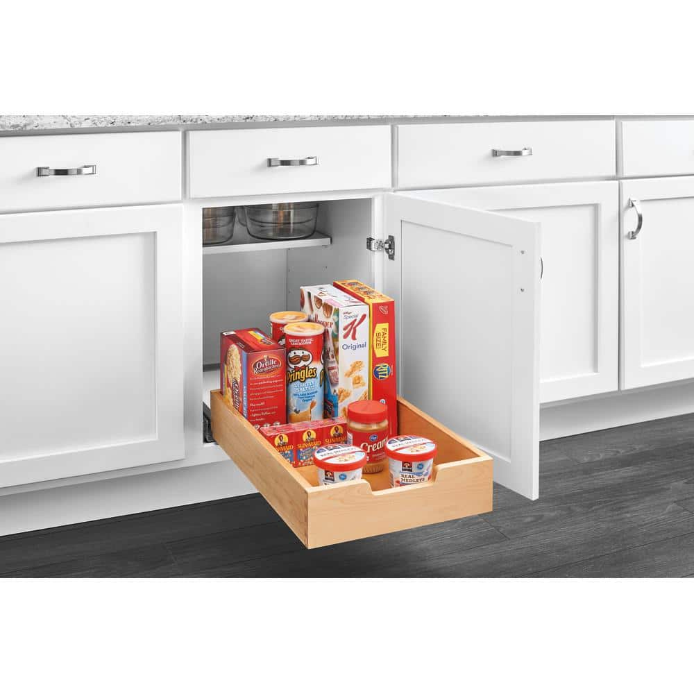 4.88 in. H x 14 in. W x 21.62 in. D Standard Pull-Out Drawer with Soft-Close slides - Hercitys