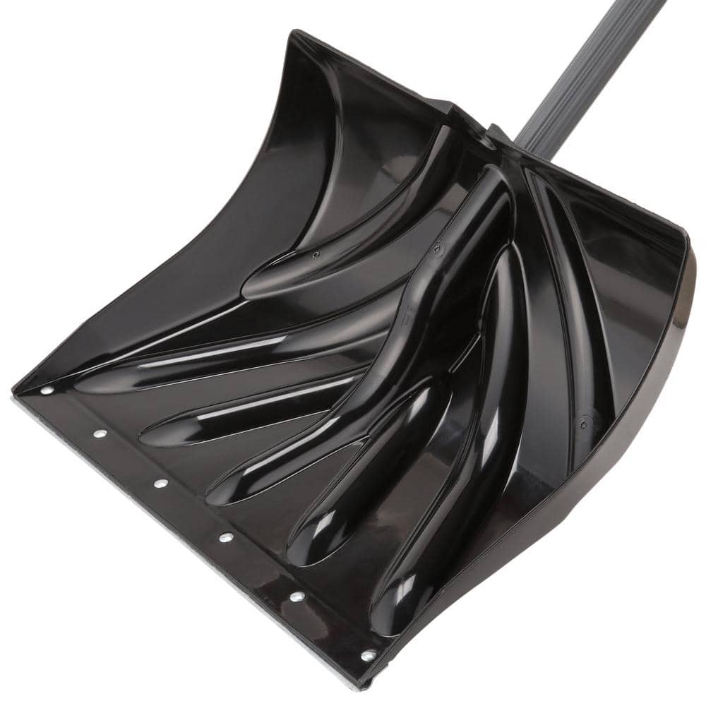 34.5 in. Steel Handle Plastic Blade Mountain Mover Snow Shovel - Hercitys