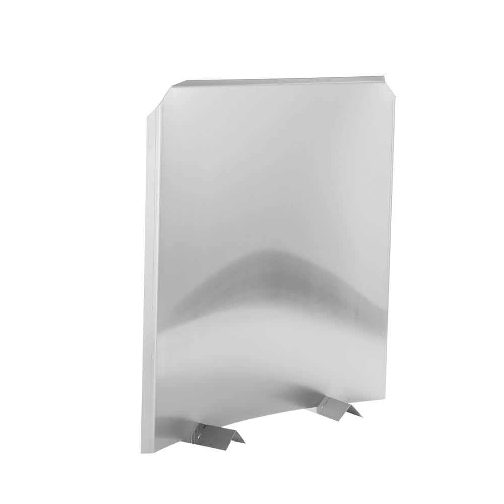 27 in. x 27 in. Stainless Steel Fireback - Hercitys