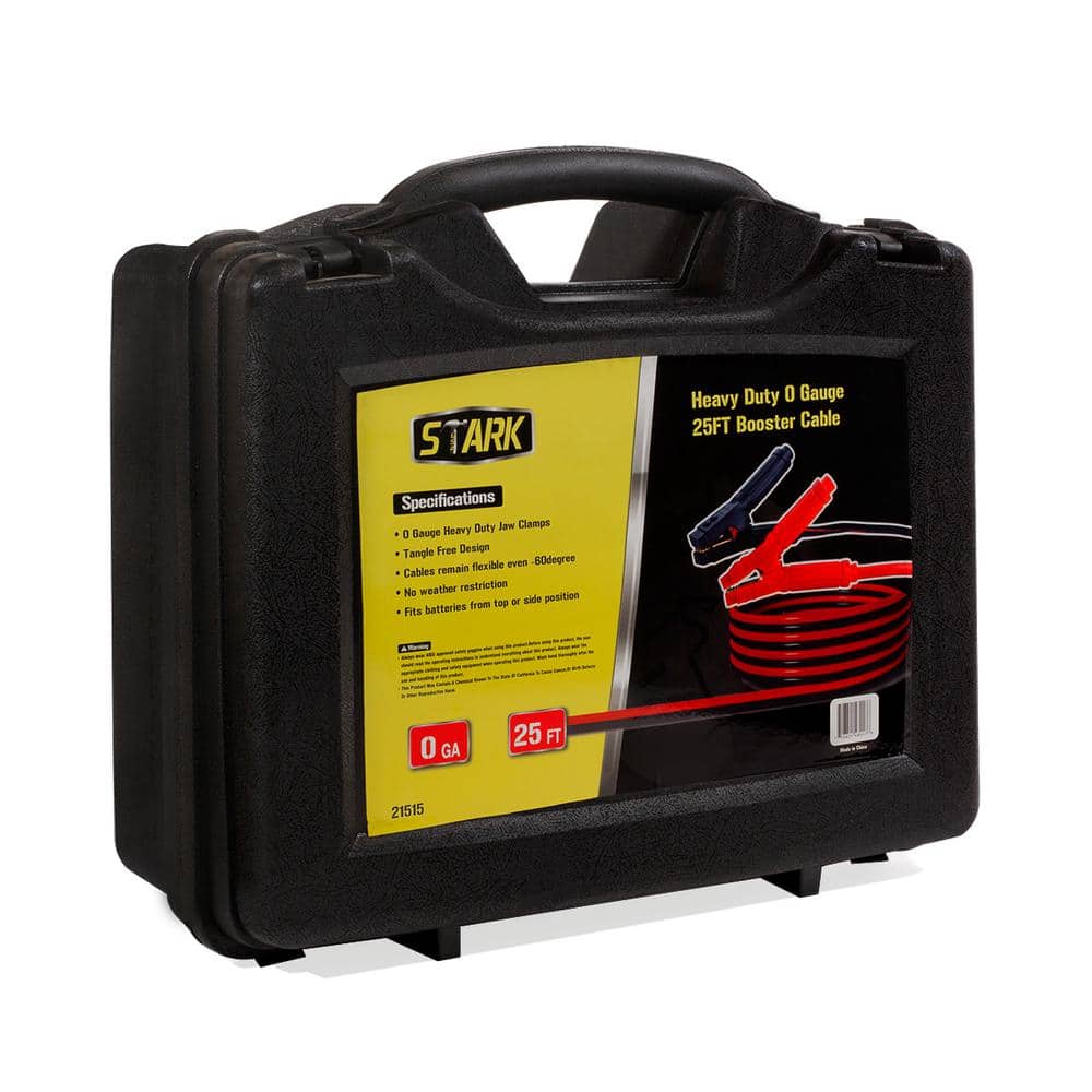 25 ft. Heavy-Duty Battery Booster Jumper Cables - Hercitys