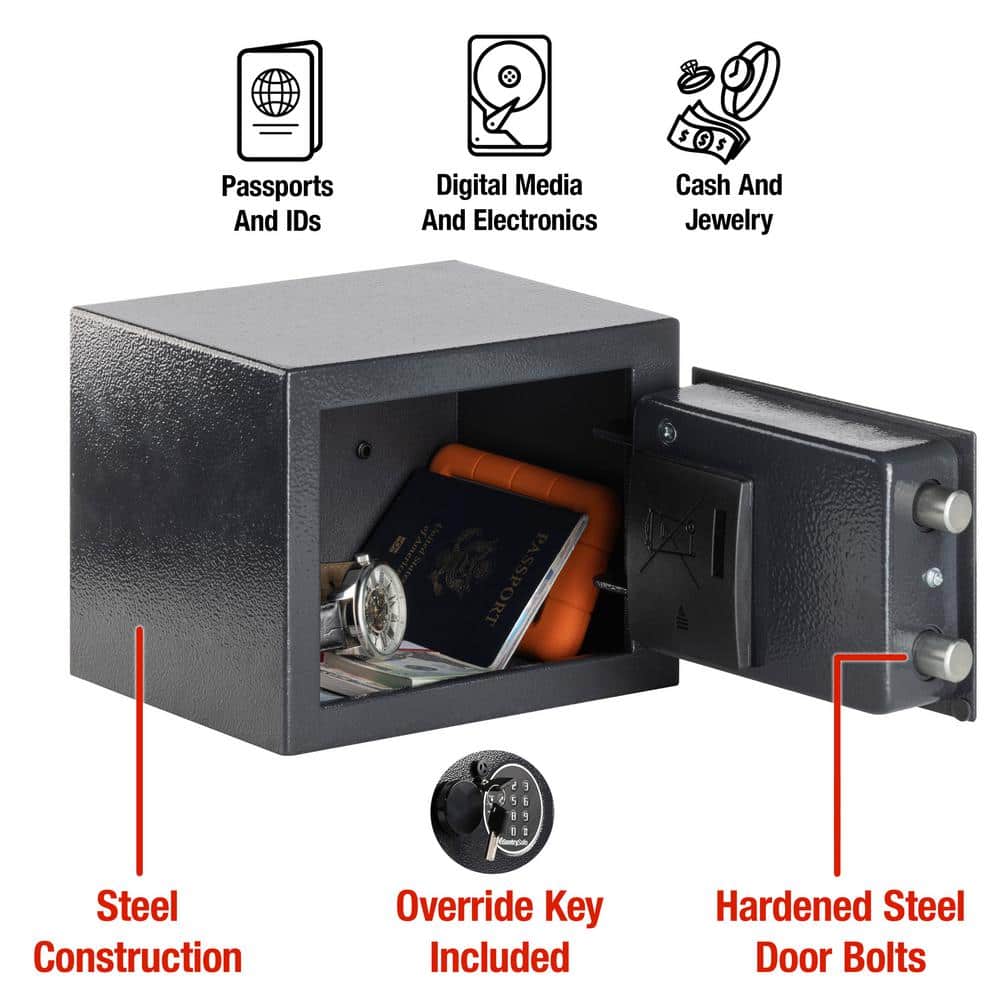 0.14 cu. ft. Safe Box with Digital Lock - Hercitys