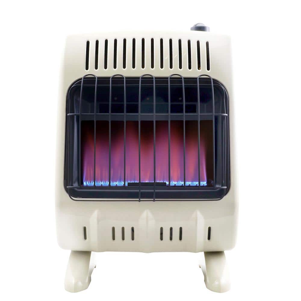 10,000 BTU Vent-Free Blue Flame Propane Heater with Thermostat - Hercitys
