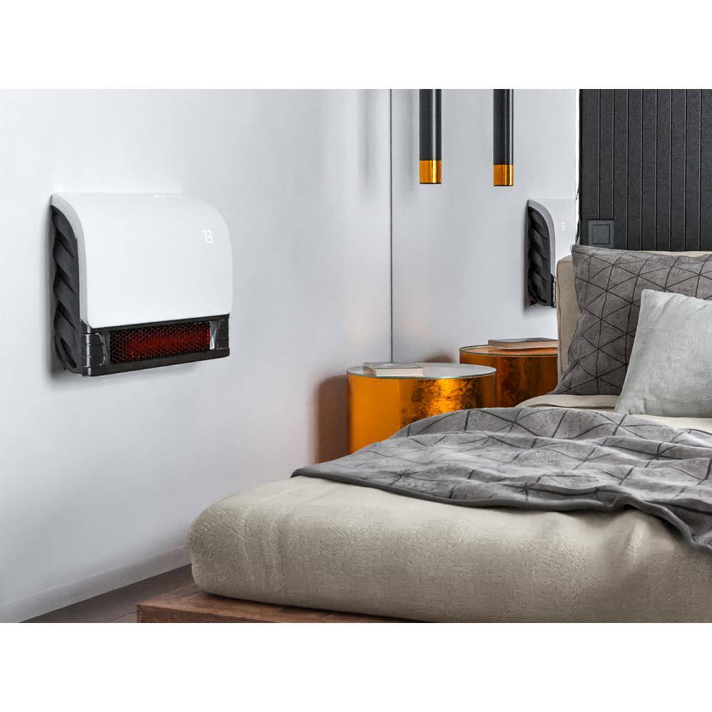 1500-Watt Sedona WiFi Enabled Infrared Electric Wall Heater, - Hercitys