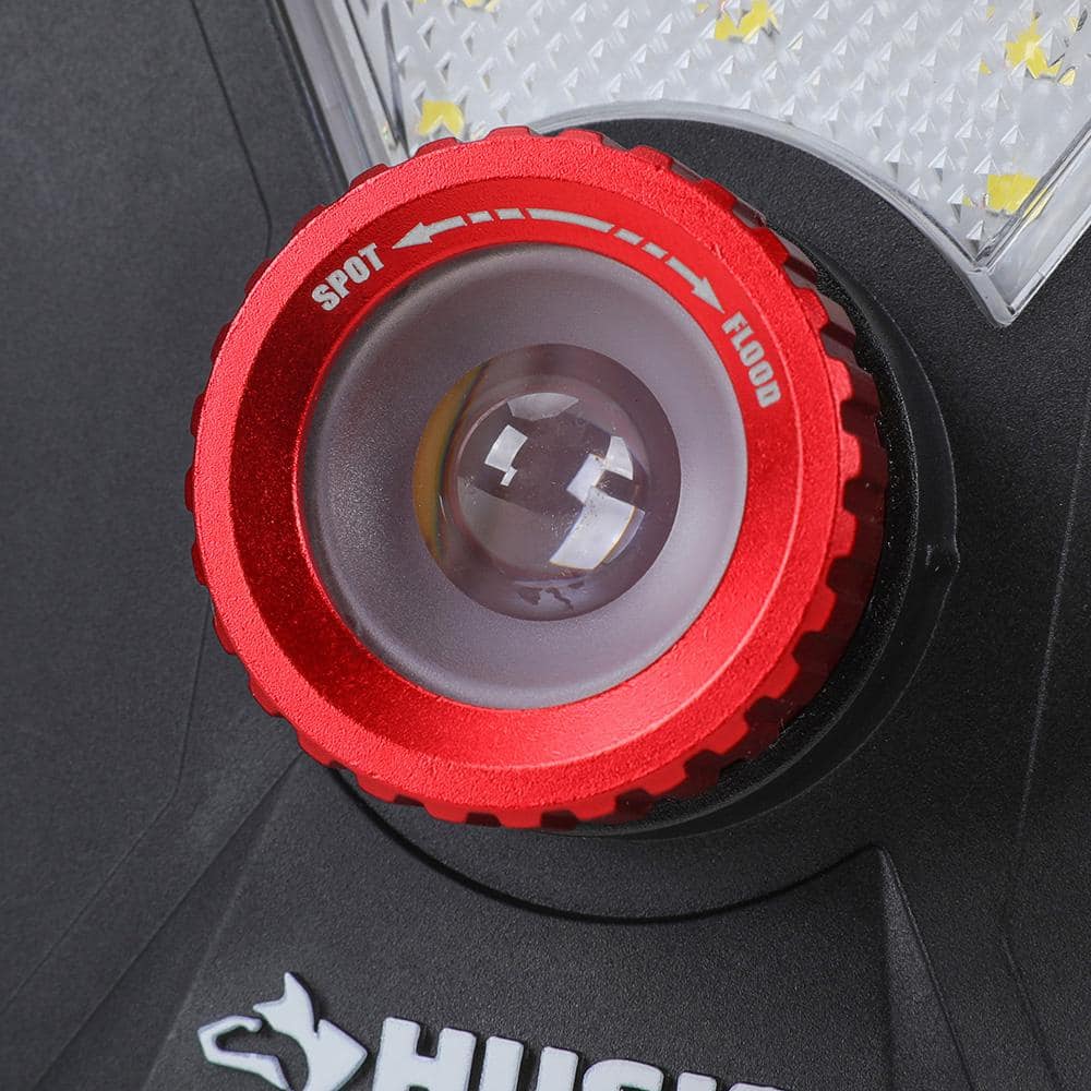 2000 Lumens LED Dual Panel Focusing Rechargeable Utility Light - Hercitys