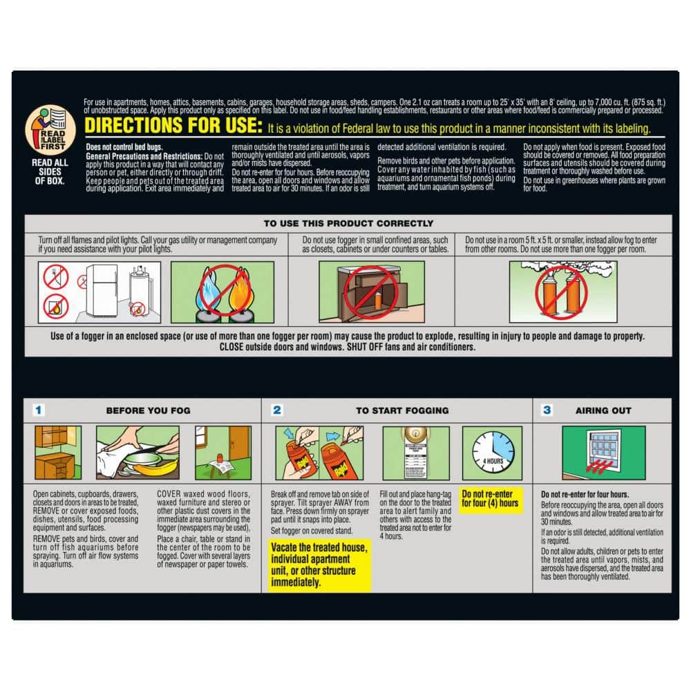 2.1 oz. Max Concentrated Fogger 3 Pk - Hercitys