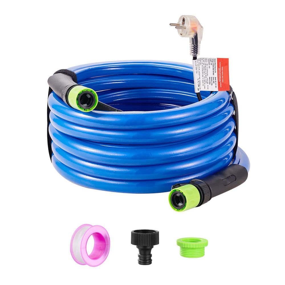 15 ft. Heated Water Hose Universal for RV, Heated Drinking Water Hose Antifreeze to-45°F, Automatic Self-regulating - Hercitys