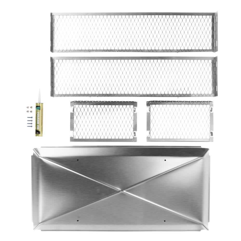 29 in. x 17 in. x 10 in. H Chimney Cap in Stainless Steel - Hercitys