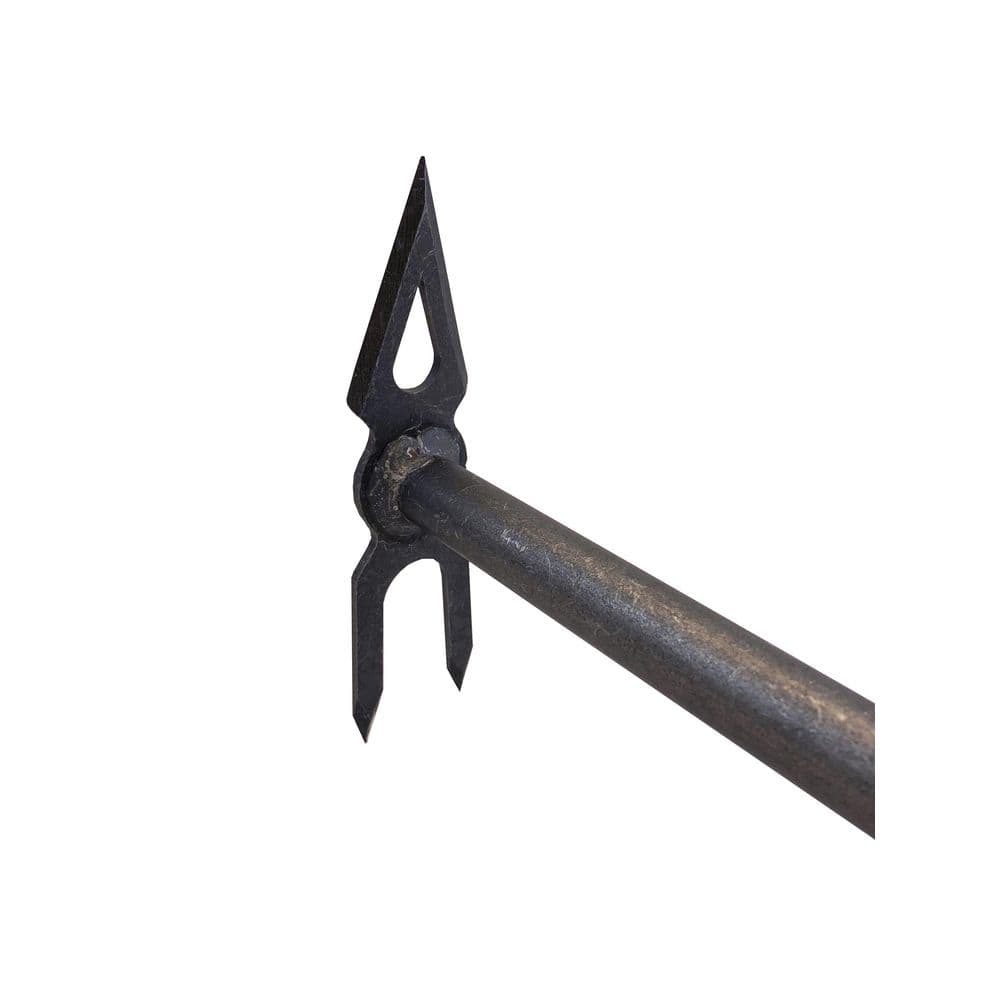 24.5 in. L Handle 32 in. L 2-Tine Hand Cultivator with Diamond Shaped Long Handle Hoe - Hercitys
