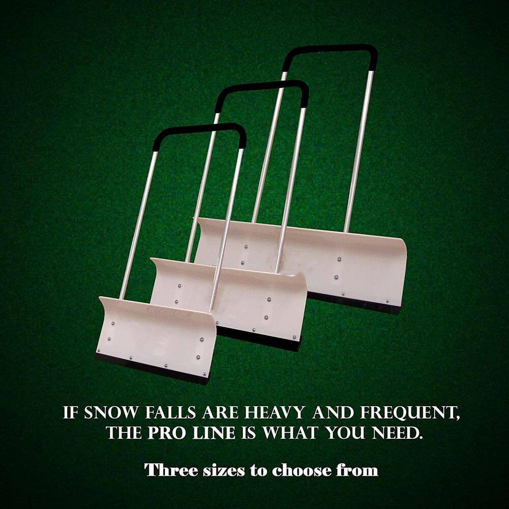 48 in. U-Shaped Metal Handle and Aluminum Blade Snow Shovel -Silver - Hercitys