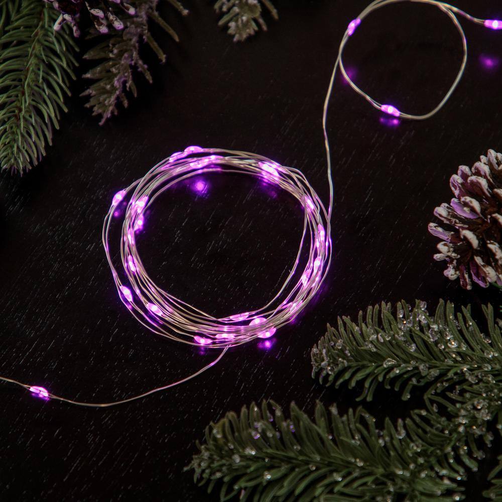 20-Count Pink LED Micro Fairy Lights-6 ft. Copper Wire - Hercitys