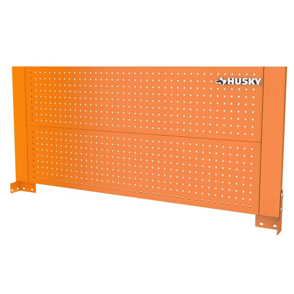 46 in. Gloss Orange Steel Pegboard Attachment - Hercitys