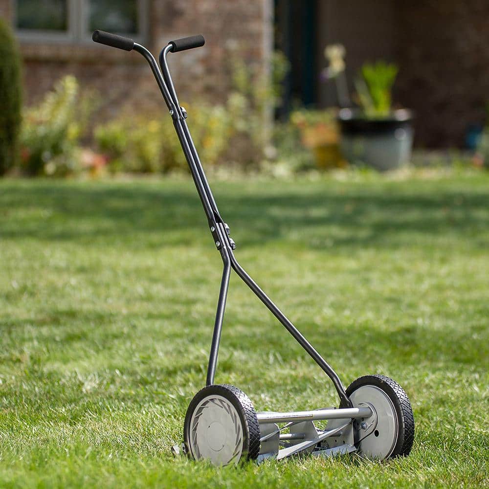 16 in. 5-Blade Manual Walk Behind Reel Lawn Mower - Hercitys