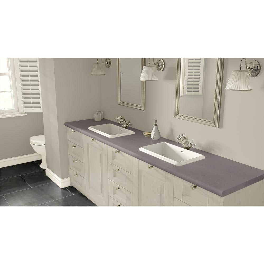 5 ft. x 8 ft. Laminate Sheet in Grey Nebula with Matte Finish - Hercitys