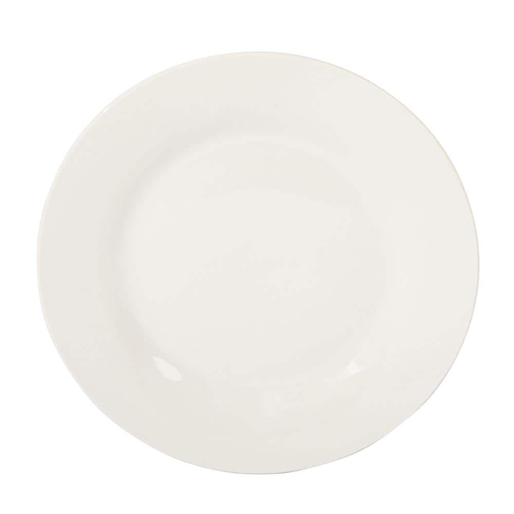 16-Pcs Fine Ceramic Dinnerware Set Service of 4 in White - Hercitys