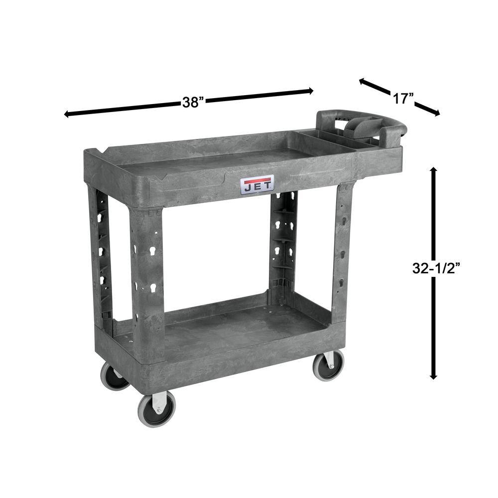 17 in. PUC-4117 Resin Utility Cart - Hercitys