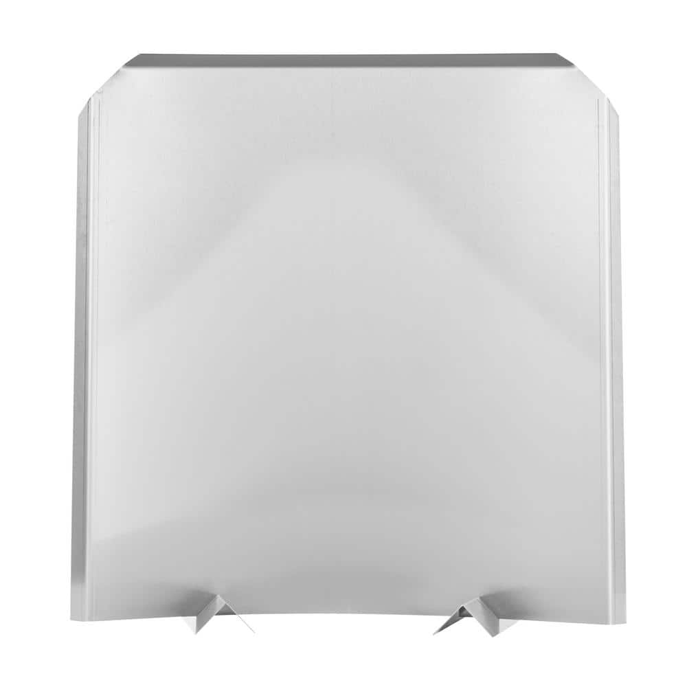 24 in. x 24 in. Stainless Steel Fireback - Hercitys