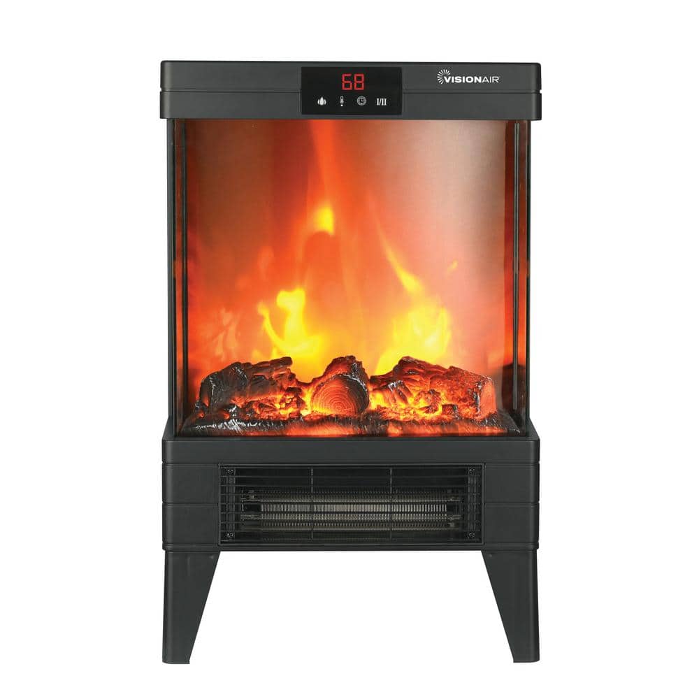 21″ 1500/750W Fireplace Heater - Hercitys