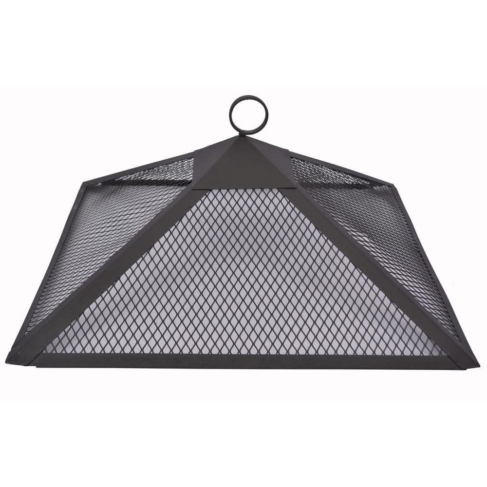 26.5 in. W x 25 in. H Square Steel Lattice Fire Pit - Hercitys