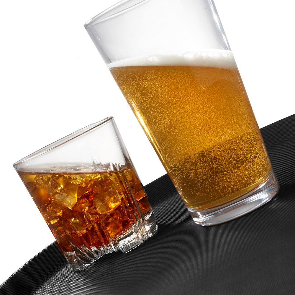 14 in. x 18 in. x .75 in. Rectangular Plastic Non-Slip Serving Trays, Black – NSF Food Service (Set of 4) - Hercitys