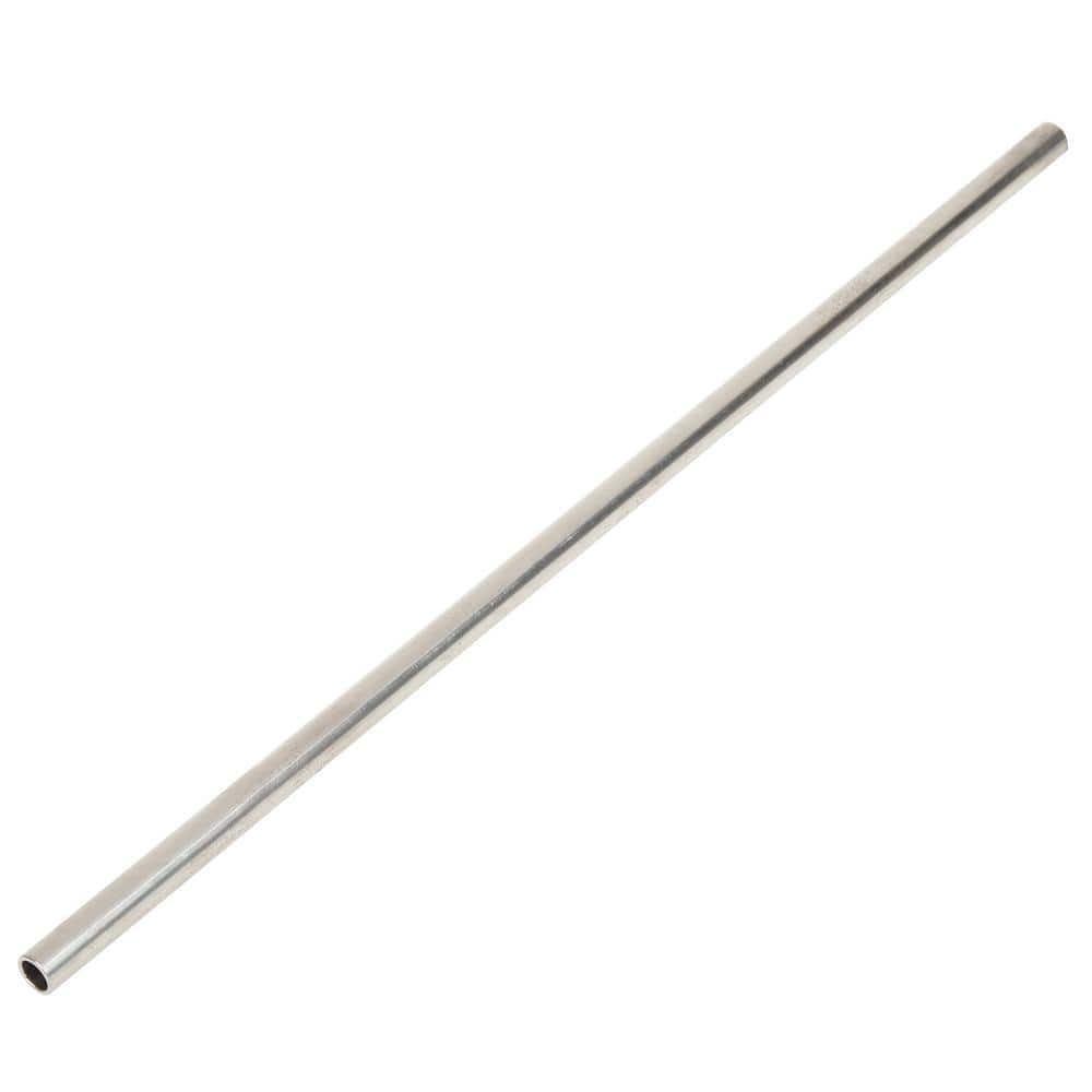 1/2 in. x 3 ft. Plain Steel Round Tube - Hercitys