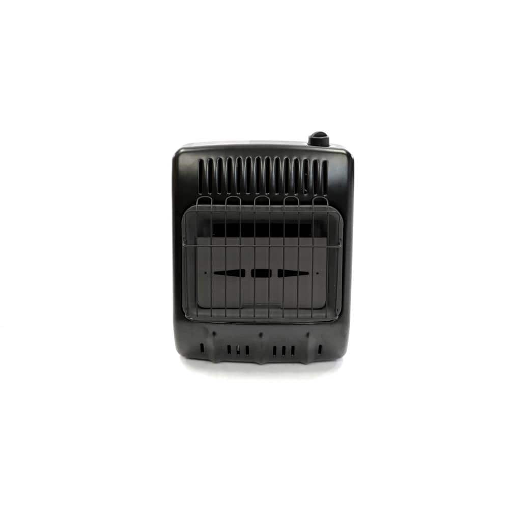 10,000 BTU Vent Free Blue Flame Propane Icehouse Indoor Space Heater – Black - Hercitys