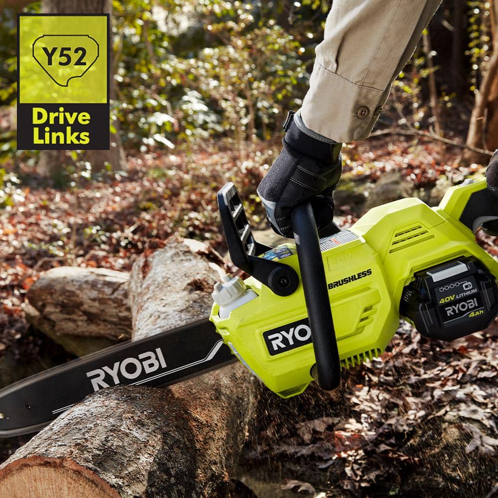 14 in. 0.050-Gauge Replacement Full Complement Standard Chainsaw Chain, 52 Links (2-Pack) - Hercitys