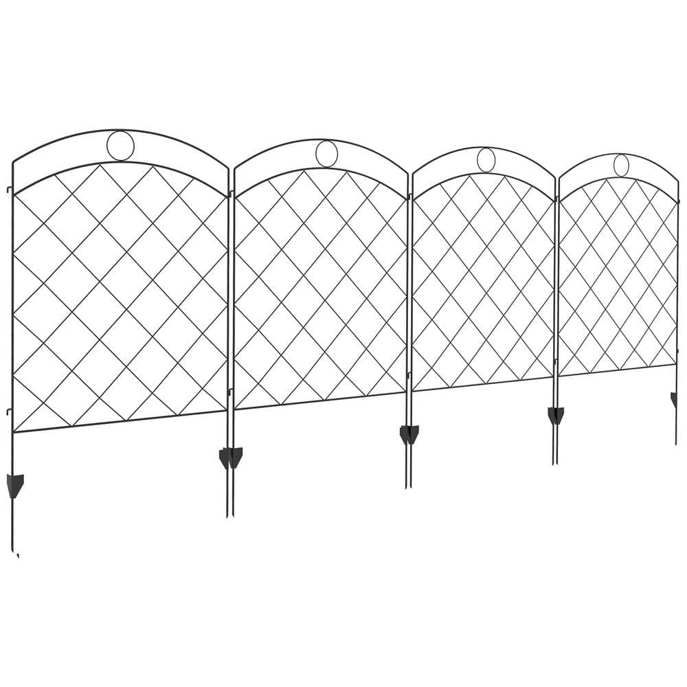 1.4 in. Steel Garden Fence - Hercitys