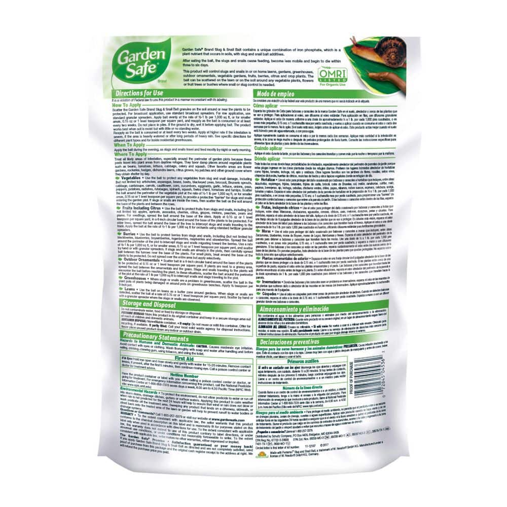 2 lb. Ready-to-Use Slug and Snail Bait Killer - Hercitys