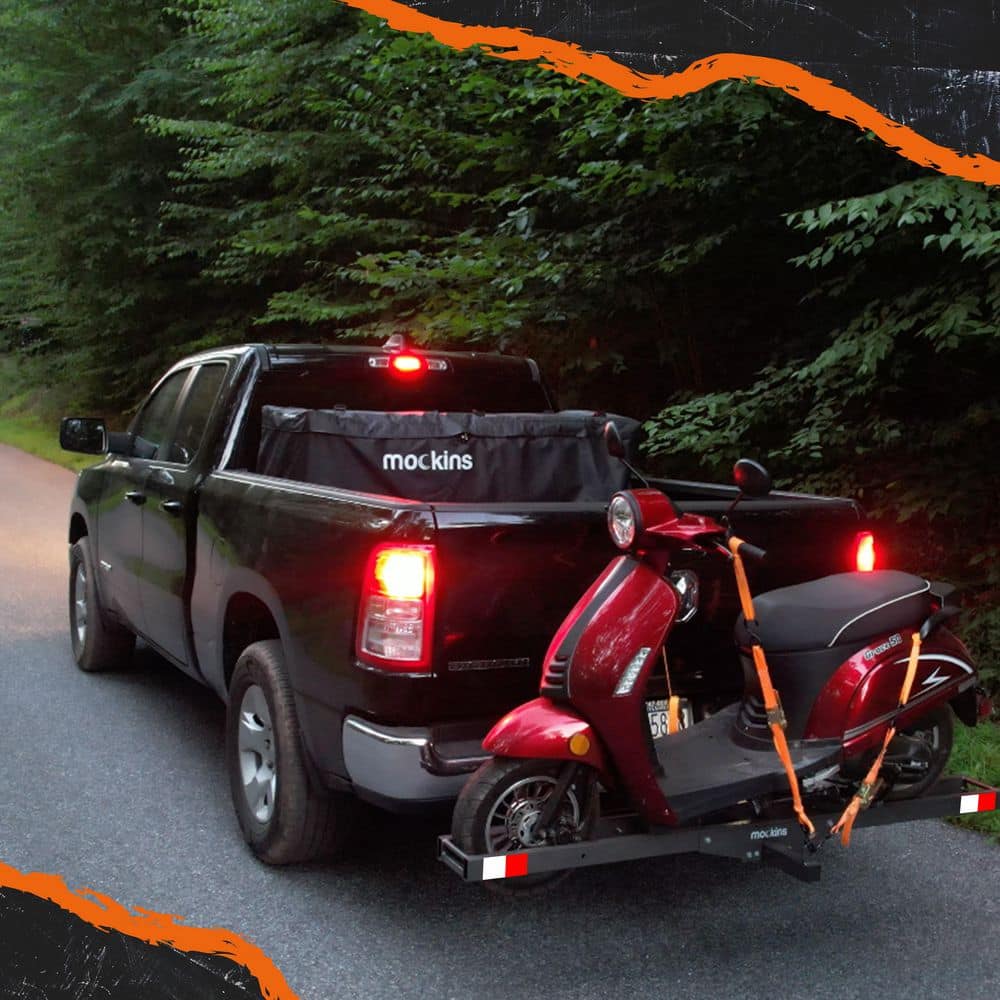 16 Cu Ft. Waterproof Hitch Cargo Carrier Bag (58 in. x 20 in. x 24 in.) with 3-Buckle Straps, Lock and Carry Case - Hercitys