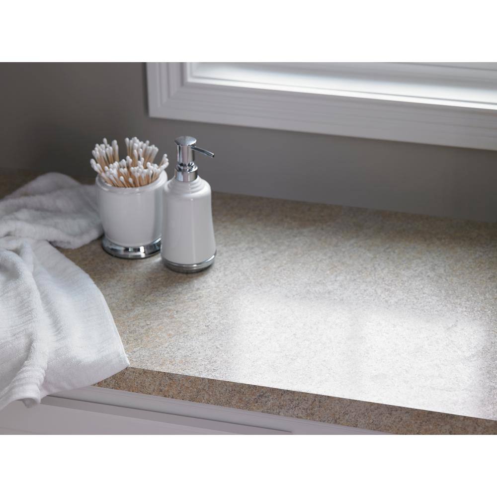 5 ft. x 12 ft. Laminate Sheet in Venetian Gold Granite with Matte Finish - Hercitys