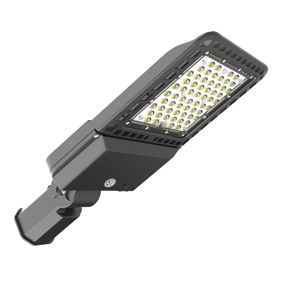 300-Watt 150° Bronze Integrated LED Parking Lot Area Light 5000K Daylight 39000 Lumens Slip Fitter - Hercitys