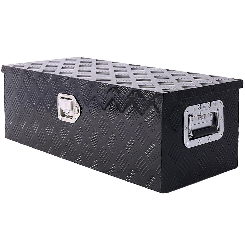 16 Gal. Black Aluminum Deck Box - Hercitys