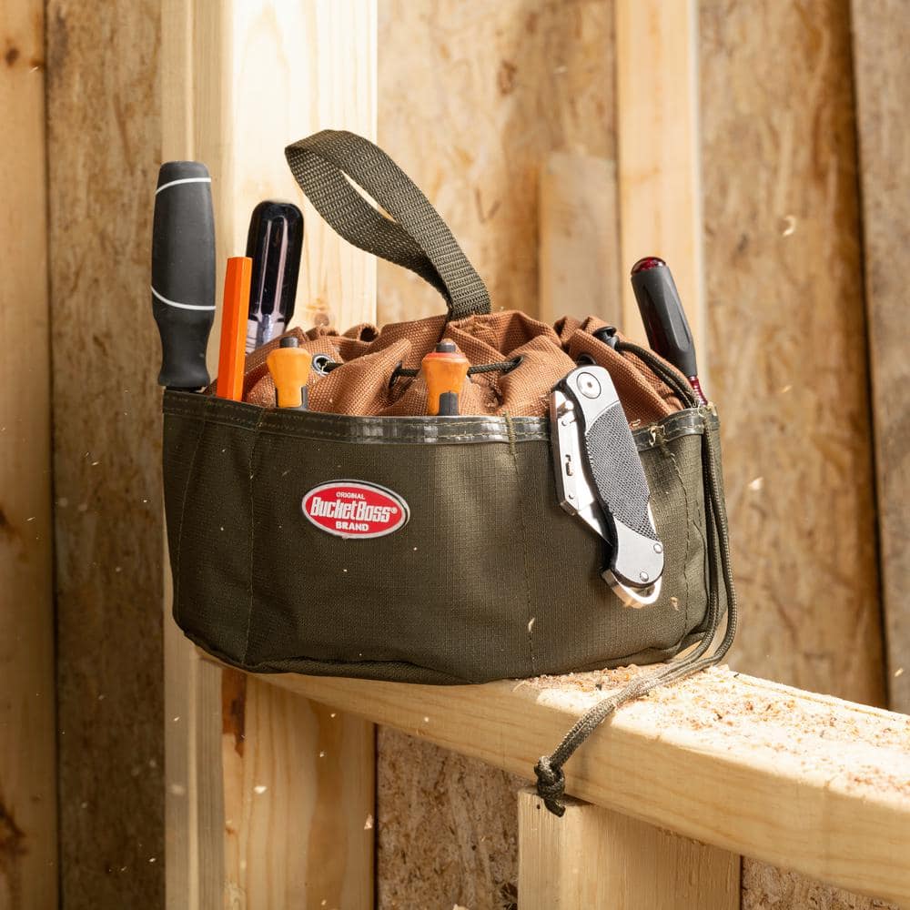 10 in. Parachute Parts Tool Bag in Brown - Hercitys