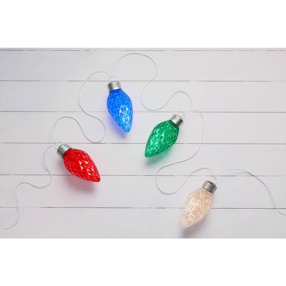 4 Count Multi Twinkle C Bulbs - Hercitys