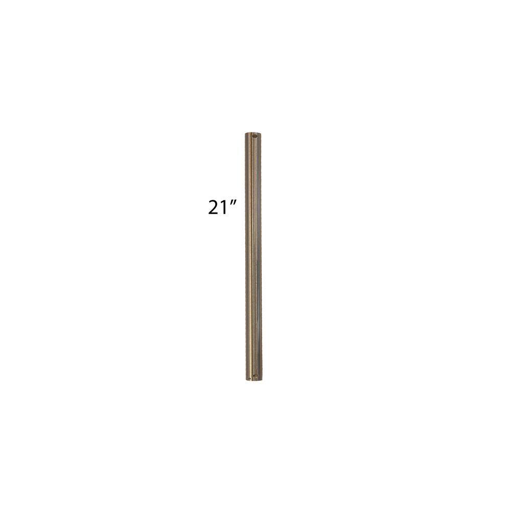 21 in. Satin Nickel Extension Downrod - Hercitys