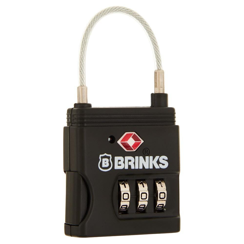 25 mm Combination Padlock TSA Lock with Cable - Hercitys