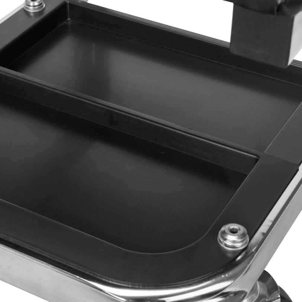 400 lbs. 15.8 in. Rolling Mechanic Creeper Seat with Tool Tray and Cup Holder - Hercitys