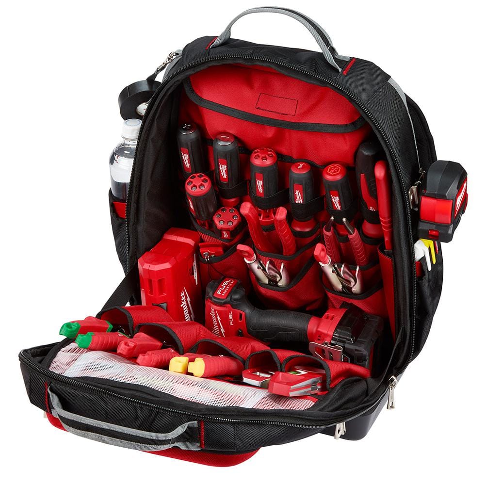 15 in. Ultimate Jobsite Backpack with Screwdriver Set (11-Piece) - Hercitys