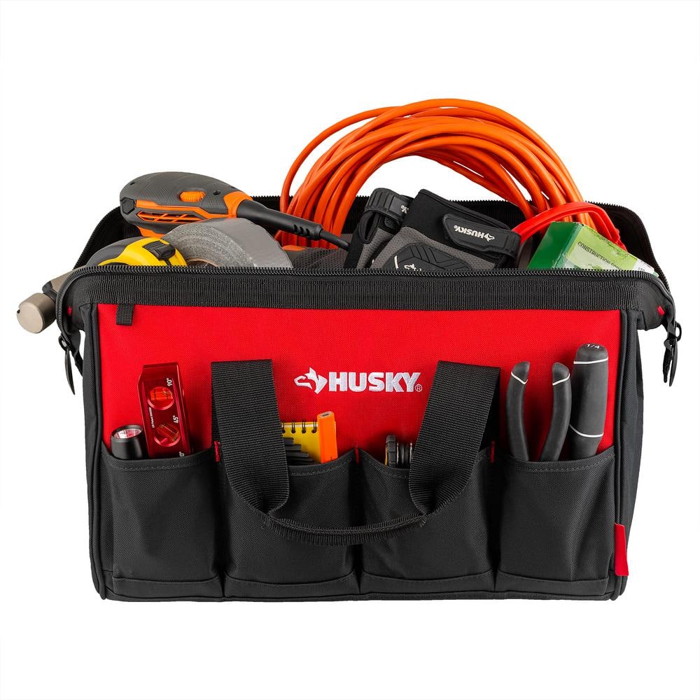 18 in. 14 Pocket Zippered Tool Bag - Hercitys