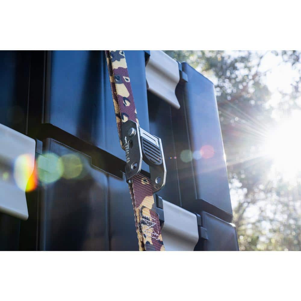 12ft. x 1in. 500lbs. Cam Buckle Tie Down Strap (4 Pack) - Hercitys