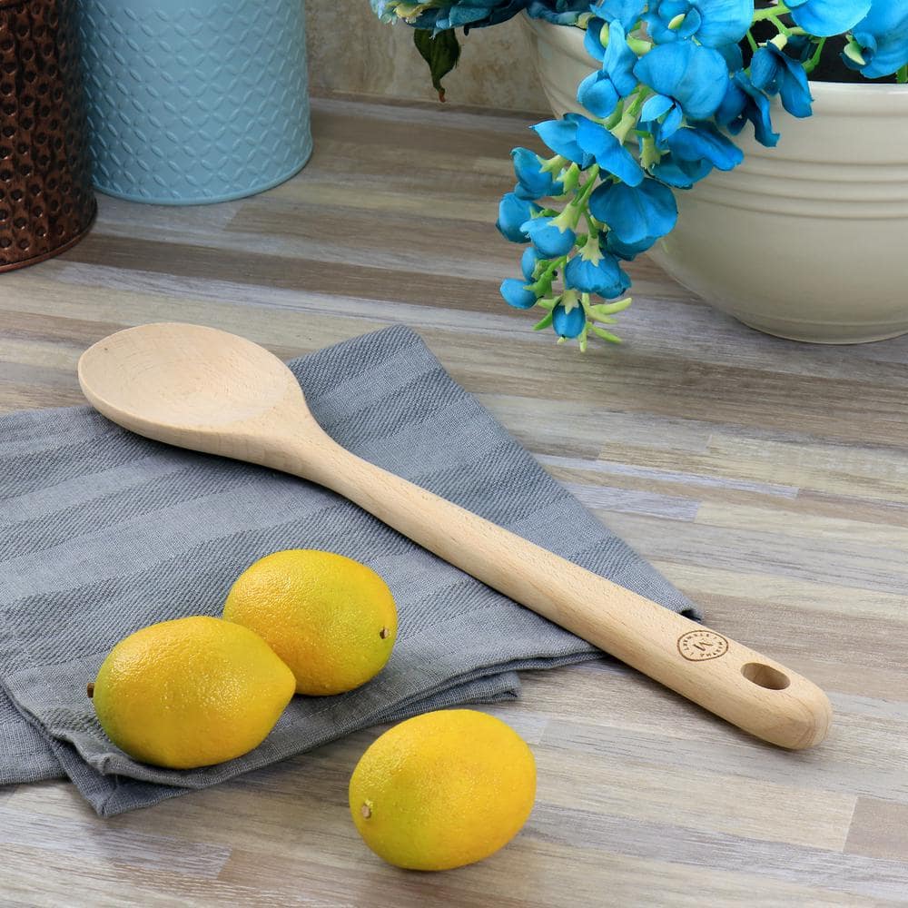 14 in. Beech Wood Spoon - Hercitys