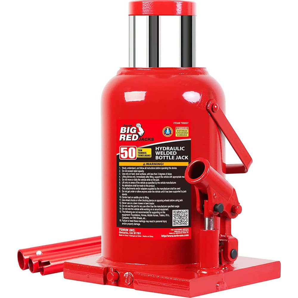 50-Ton Heavy-Duty Bottle Jack - Hercitys