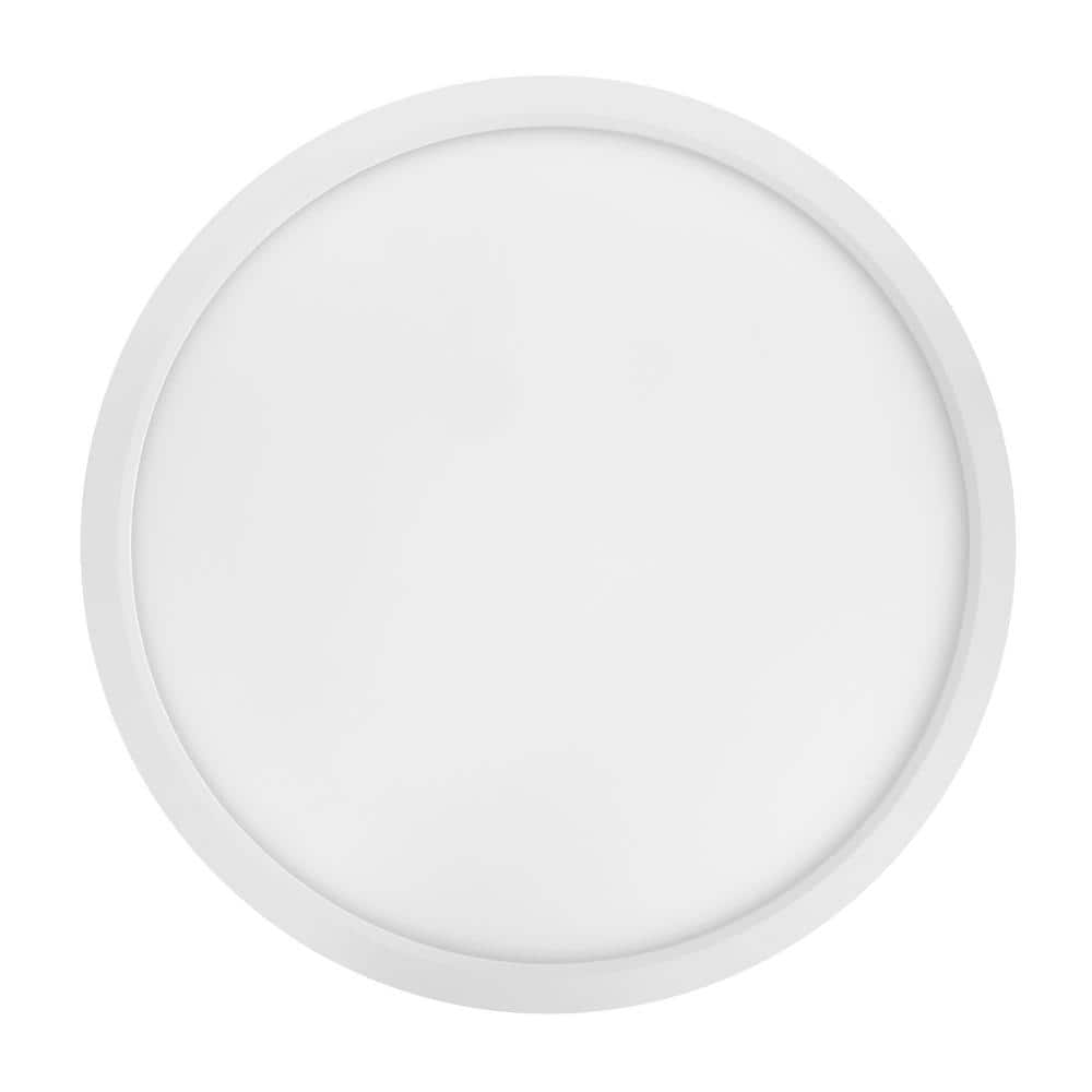 14 in. LED Flush Mount Ceiling Light, 5 CCT 2700K-5000K, 2500 Lumens - Hercitys