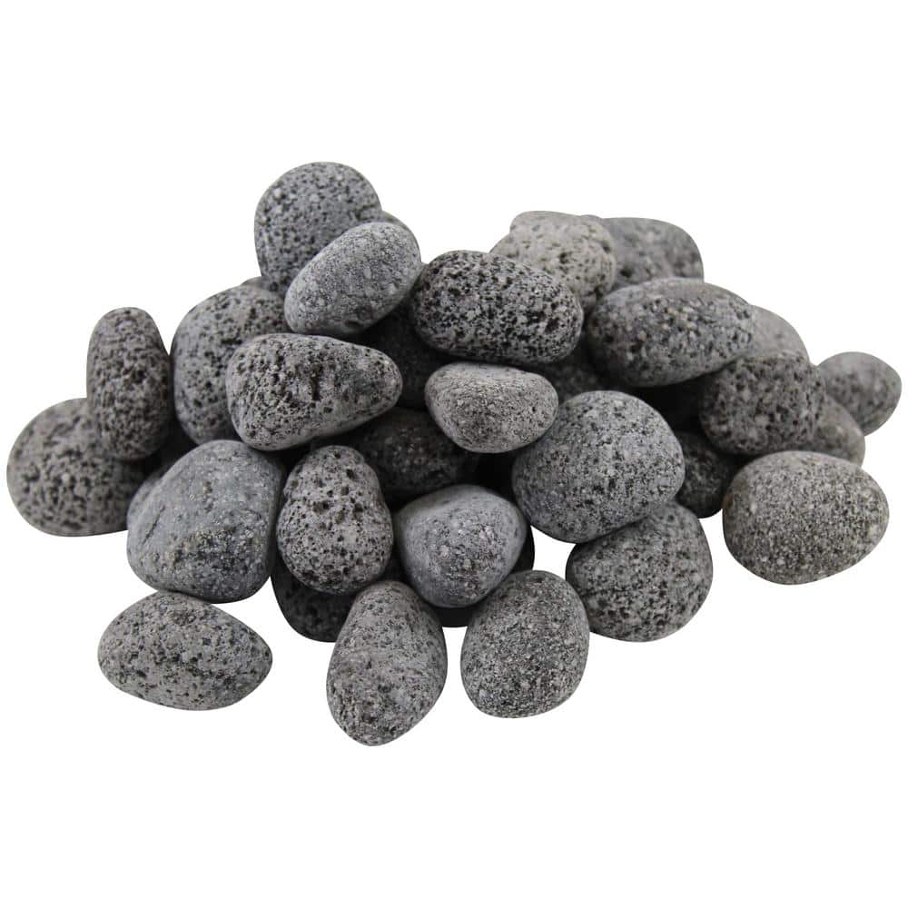 0.4 cu. ft. 1 in. 30 lbs. Black Lava Pebbles - Hercitys