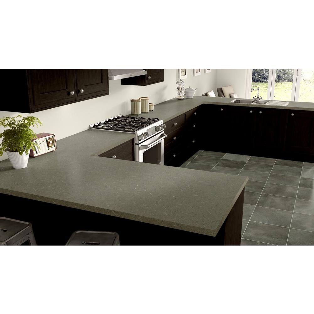 3 ft. x 8 ft. Laminate Sheet in Green Tigris with Matte Finish - Hercitys