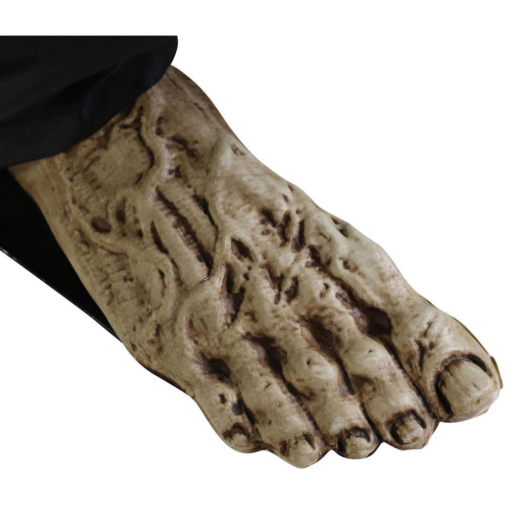 17.5 in. Battery Operated Animatronic Zombie with Red LED Eyes Halloween Prop - Hercitys