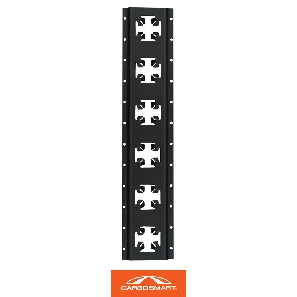 24 in. Matte Black X-Track Rail – 1 pack - Hercitys